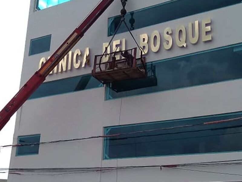 Instalación de letras 3D México
