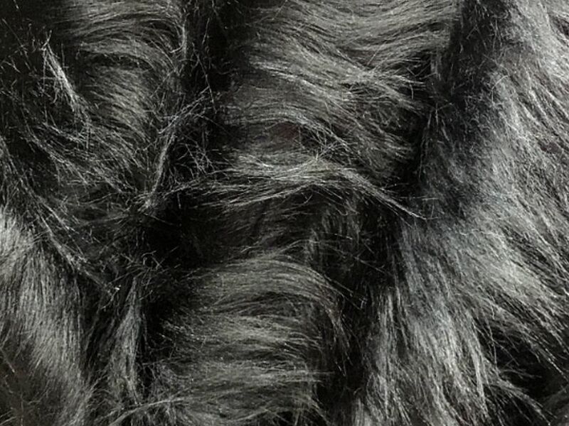Telas de Peluche  Negro México 