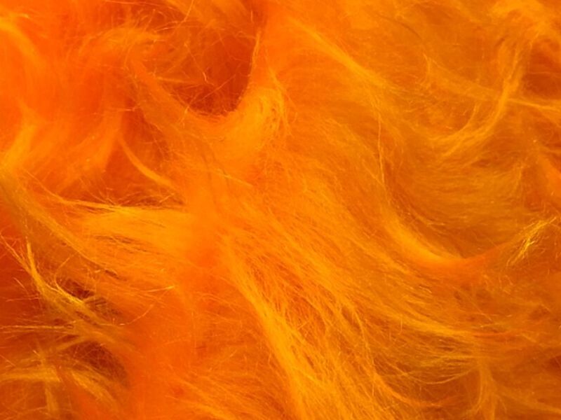 Telas de Peluche Anaranjado México   