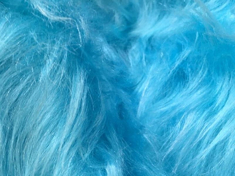 Telas de Peluche Celeste México   