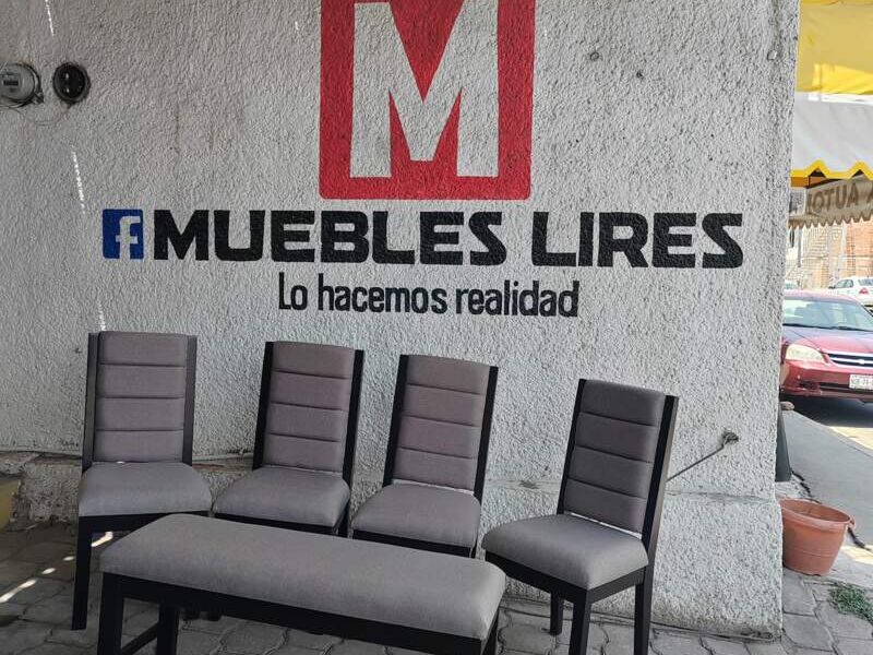 Juego Sillas Comedor Gris Tlax