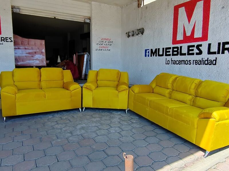 Juego Sala 321 Amarillo Tlax
