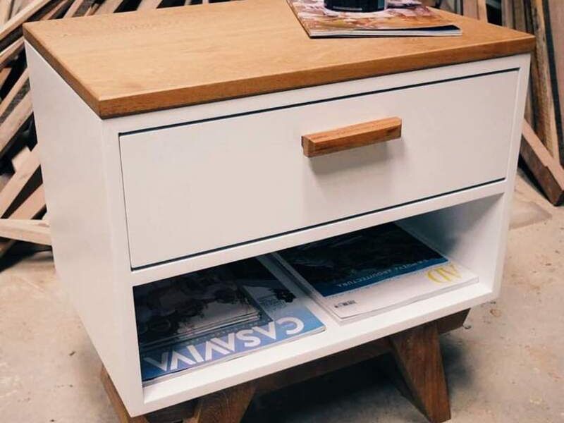 Cómoda 1 Cajón Blanco Tlax