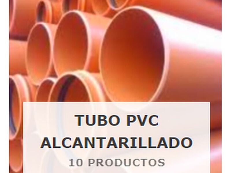 TUBO DE PVC ALCANTARILLADO