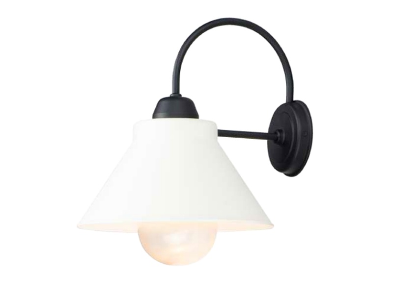 Lámpara de pared Negra y Cristal Blanco 60W, E26, 120V JETTY 1029WTBK MEXICO