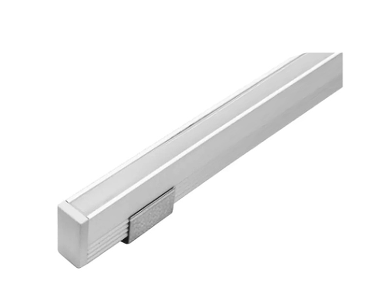 Kit de perfil de aluminio sin ceja de empotrar o sobreponer de 2 m para recibir tira extraplana de LEDs MEXICO