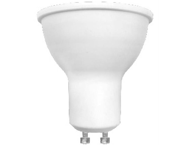 Foco base GU10 de led atenuable blanco cálido 5 Watts MEXICO
