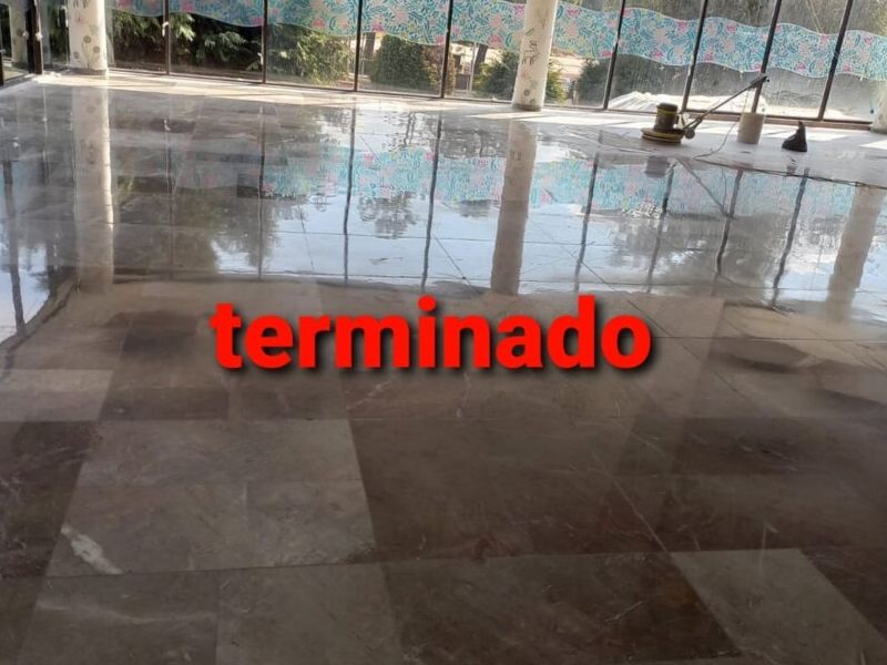 Pulido de piso Terrazo II Reyes México