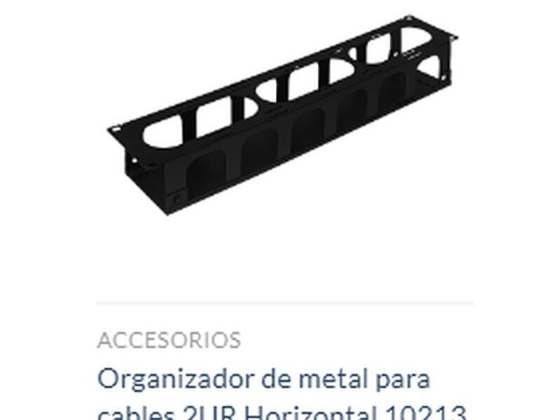 Organizador cables Horizontal 10213 México 