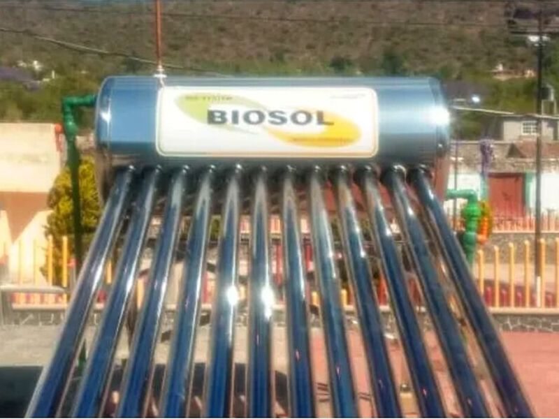 Calentador solar Biosol 10 tubos-CDMX