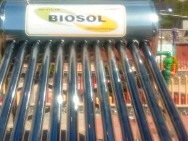 Calentador solar Biosol 12 tubos-México