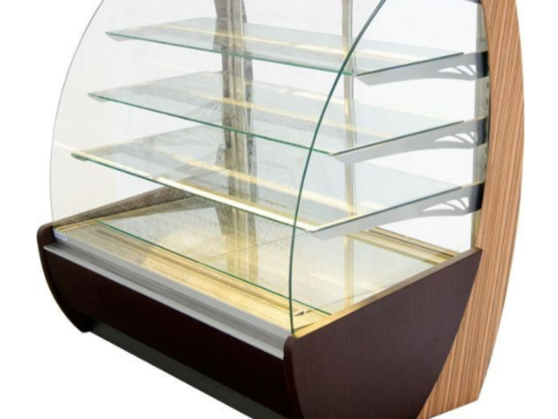 Vitrina ovalada