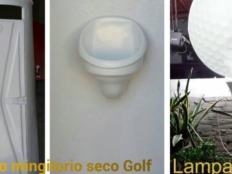 Lámpara imitación pelota golf Mexico