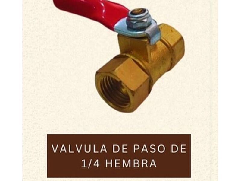 Valvula de paso Mx