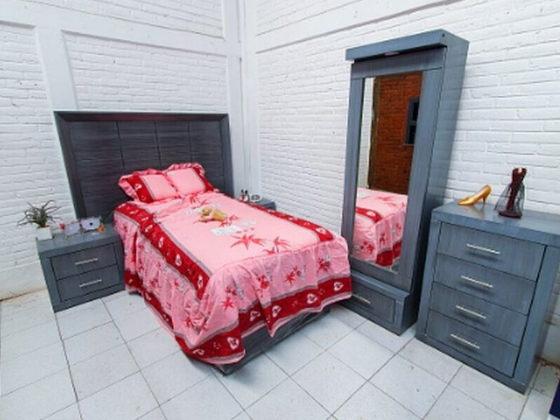 Recamara madera gris