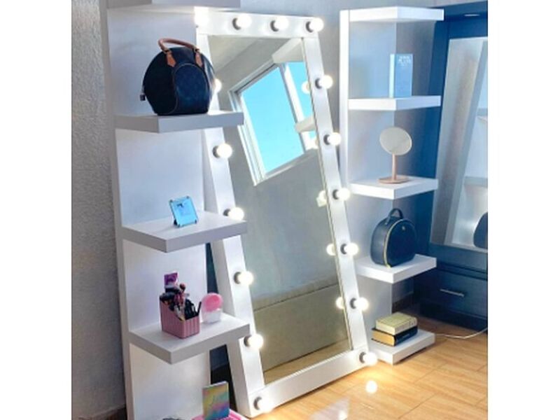 Espejo decoración incluye iluminación