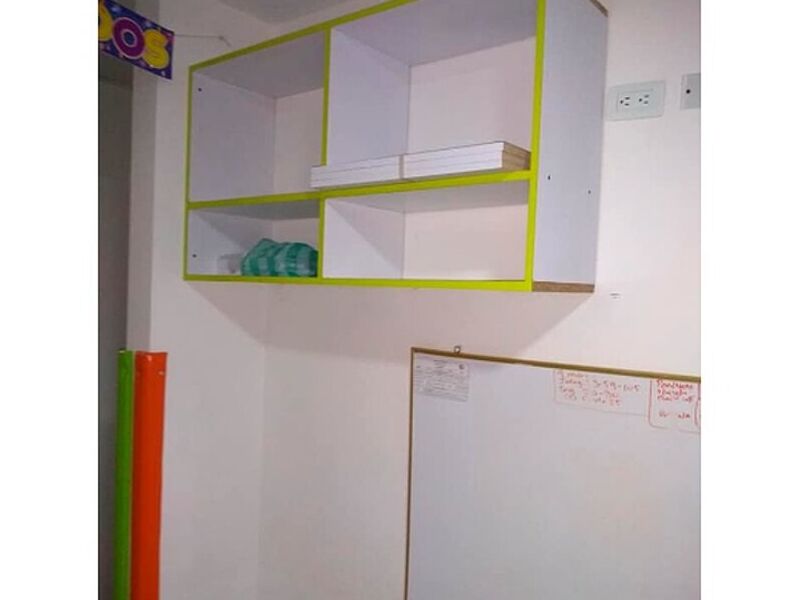 Mueble baño madera blanco