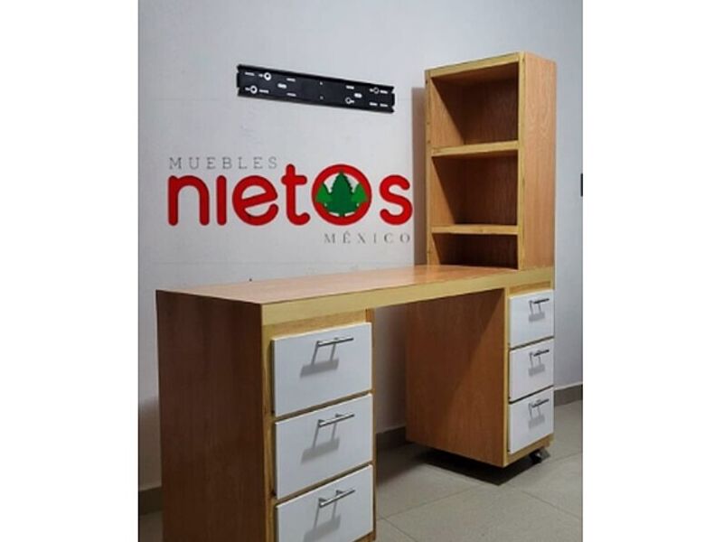 Escritorio dormitorio madera 