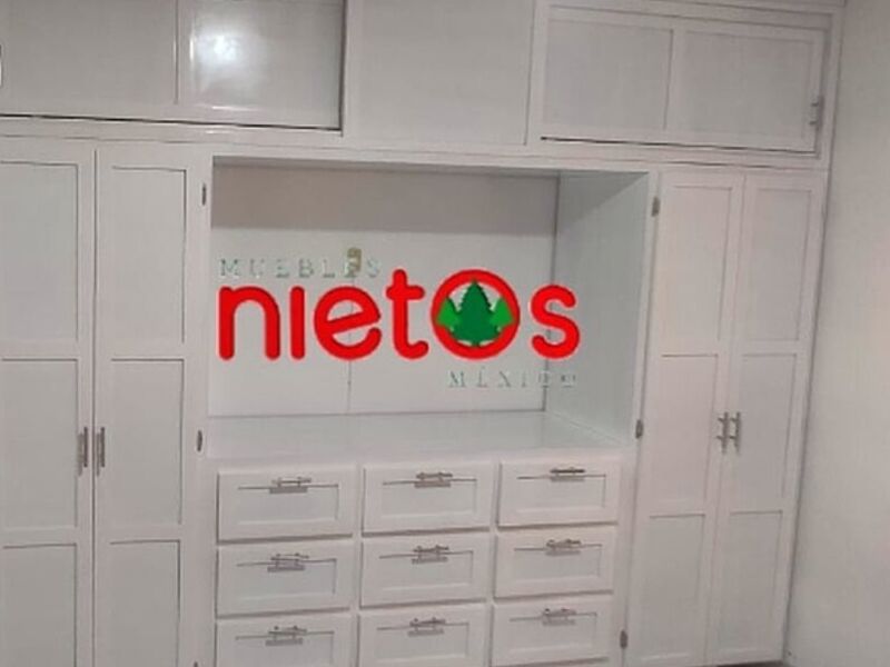 Closet madera blanco grande