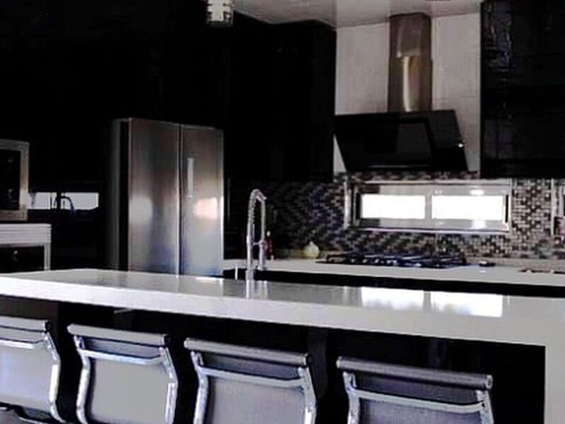 Cocina color gris México