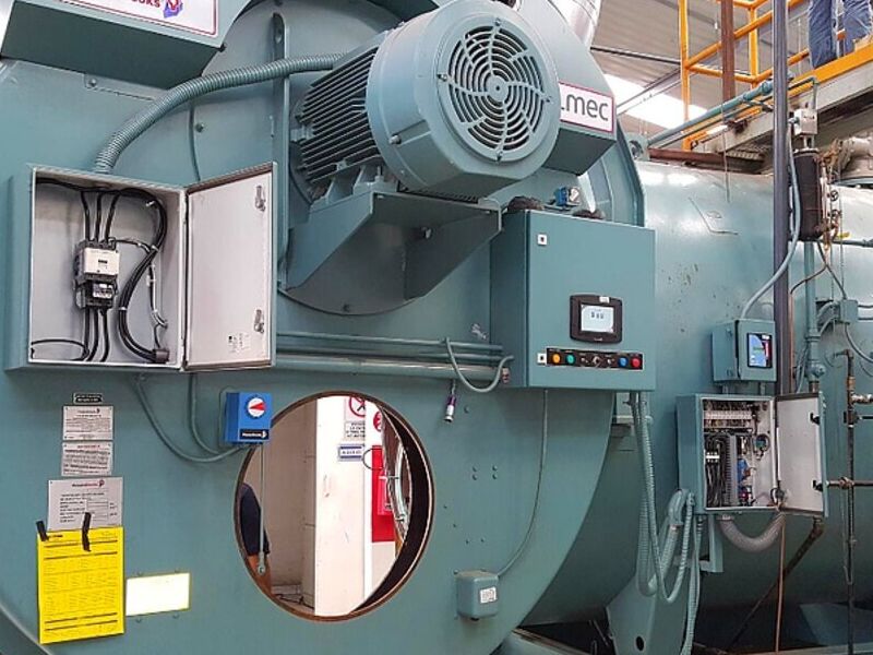 INSTALACION DE CALDERA DE GAS 800HP