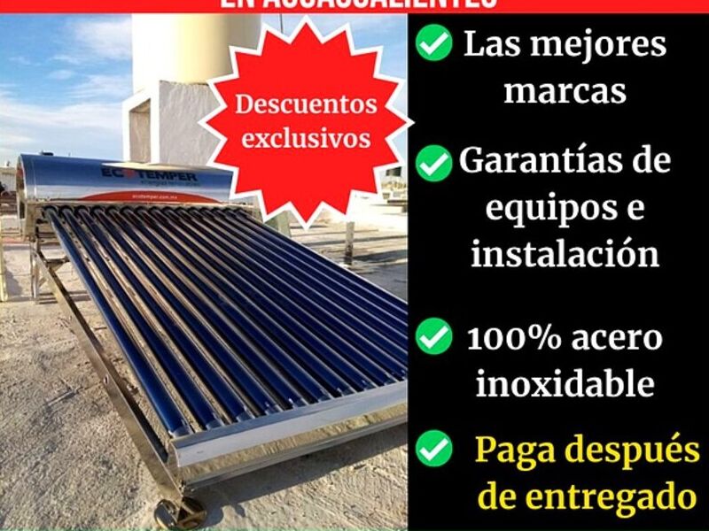 Eco Productos Calentador solar - CDMX