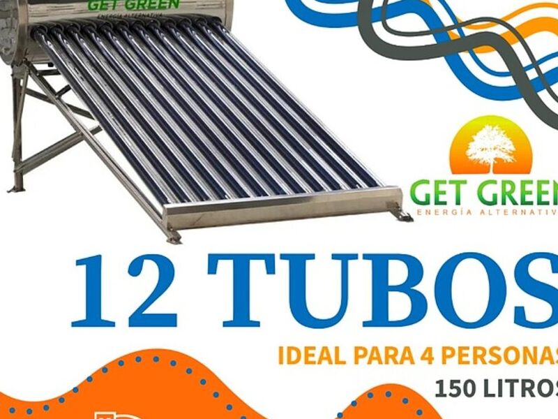 Get Green Calentador solar 12 tubos-Hidalgo 