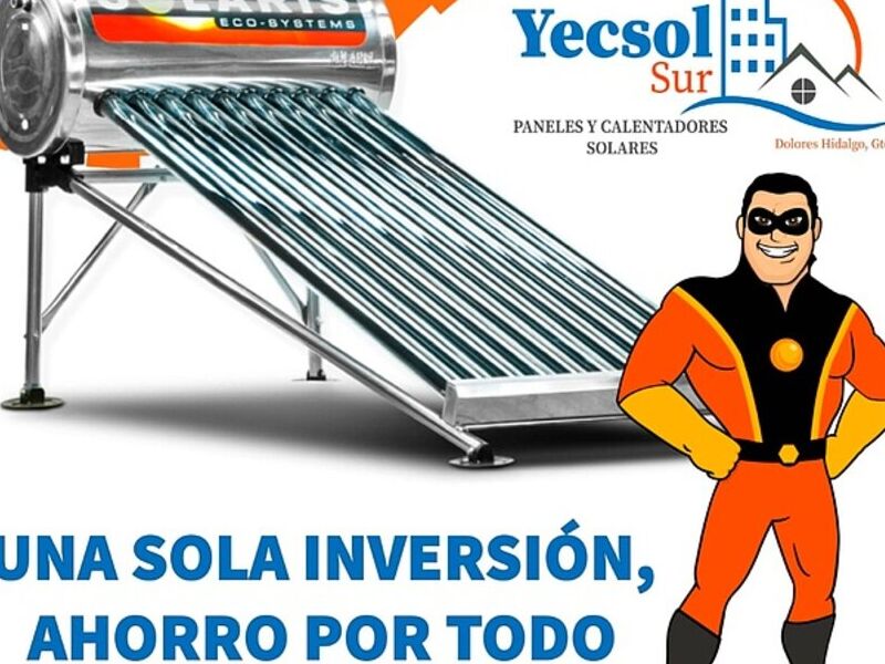 Solaris Calentador solar 10 tubos-Hidalgo
