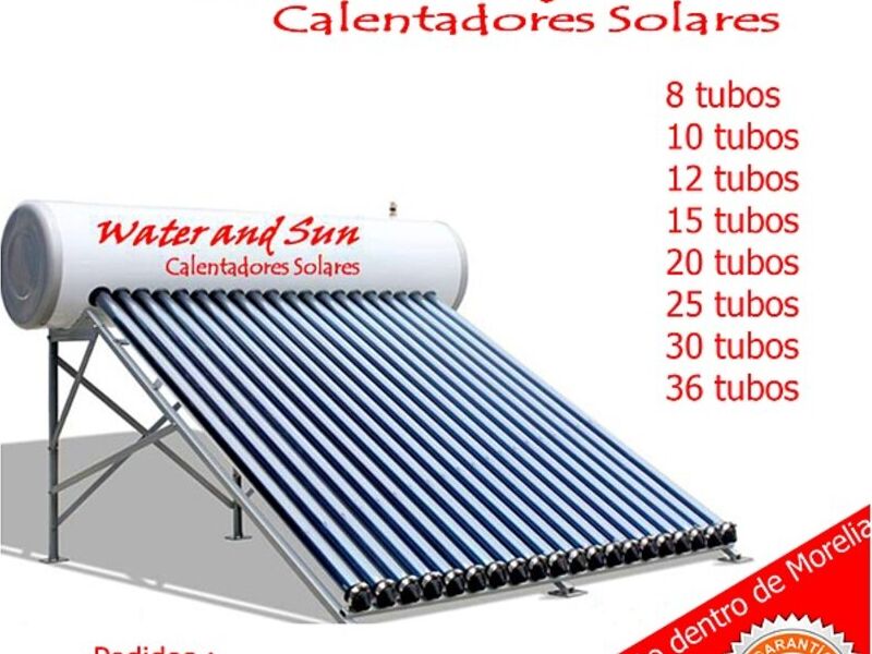 Water and Sun Calentador solar - Michoácan