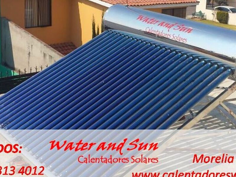 Water and Sun Calentador 24 tubos-Michoácan