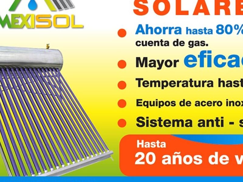 Mexisol Calentador solar -Monterrey