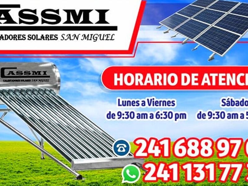 Calentadores Solares San Miguel - Tlaxcala