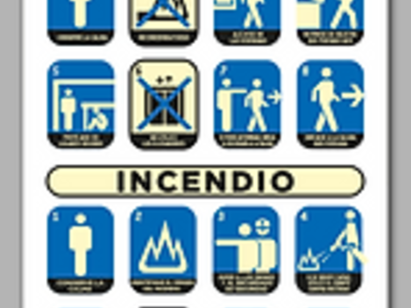 Señalética contra incendios CDMX