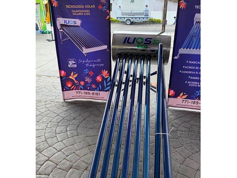 ILIOS ECO Calentador solar 8 tubos-México