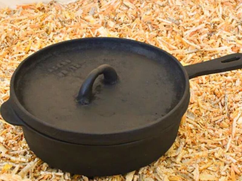 SARTEN ACERO CON TAPA MEXICO
