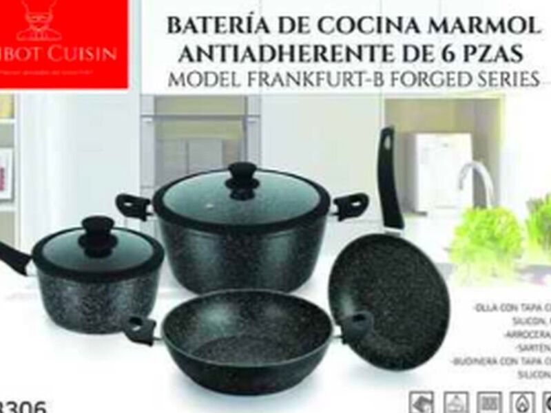 BATERIA DE COCINA MARMOL MEXICO