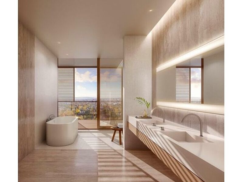cuarto baño rosa diseño Mexico 