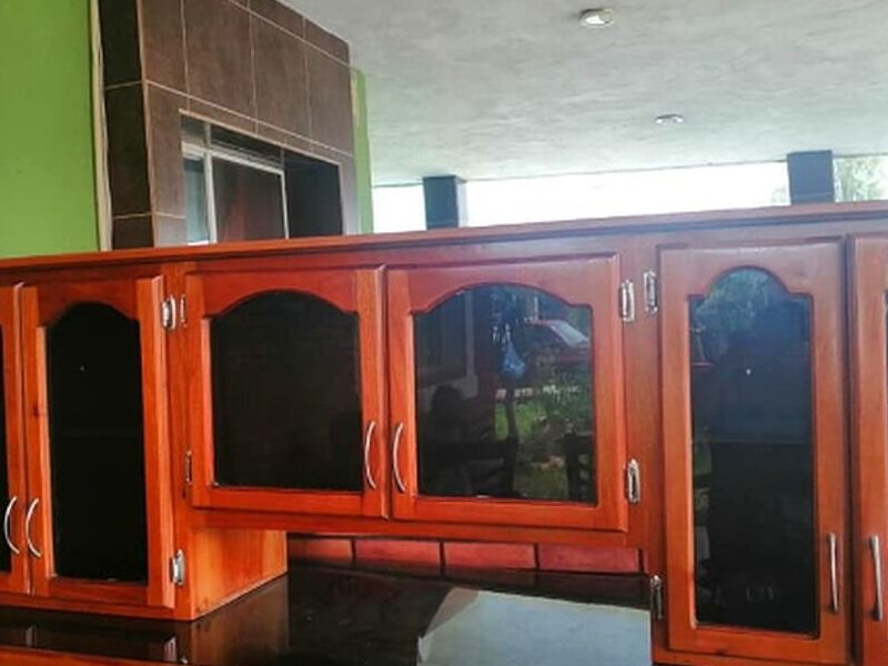 Muebles cocina madera rústico México