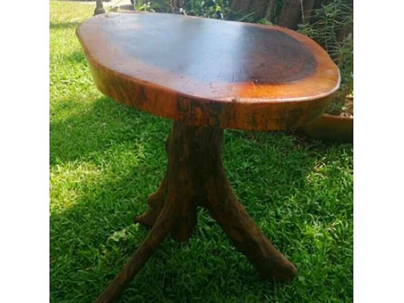 Mesa jardín madera rústico