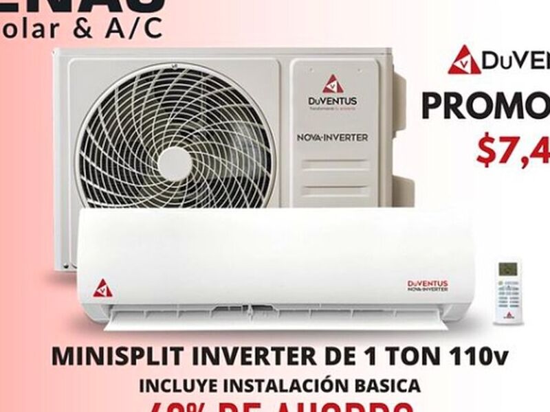 Minisplit Duventus Nova INVERTER-Tijuana
