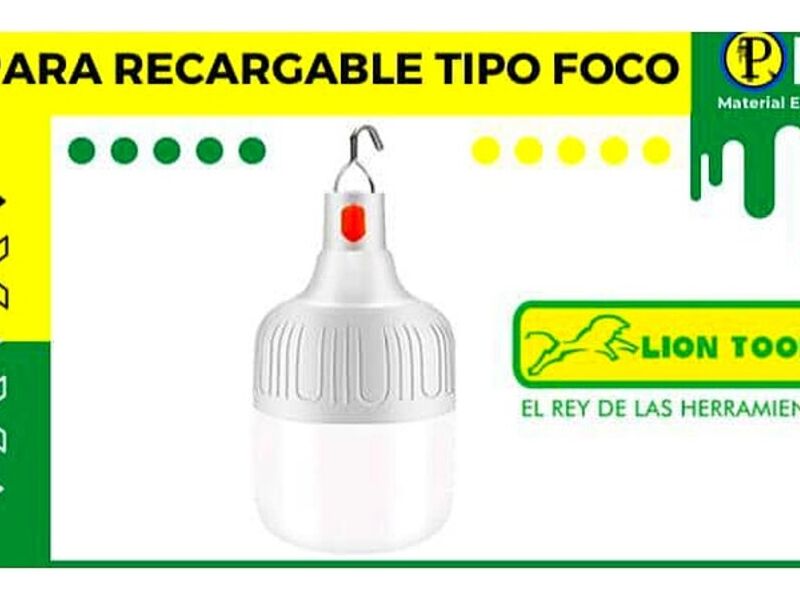 Lampara recargable
