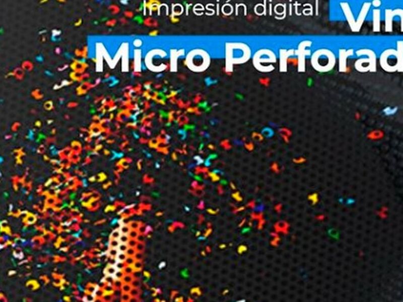 Vinil micro perforado México