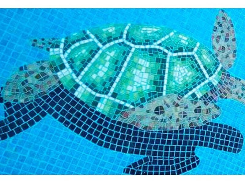 Mosaico tortuga marina México