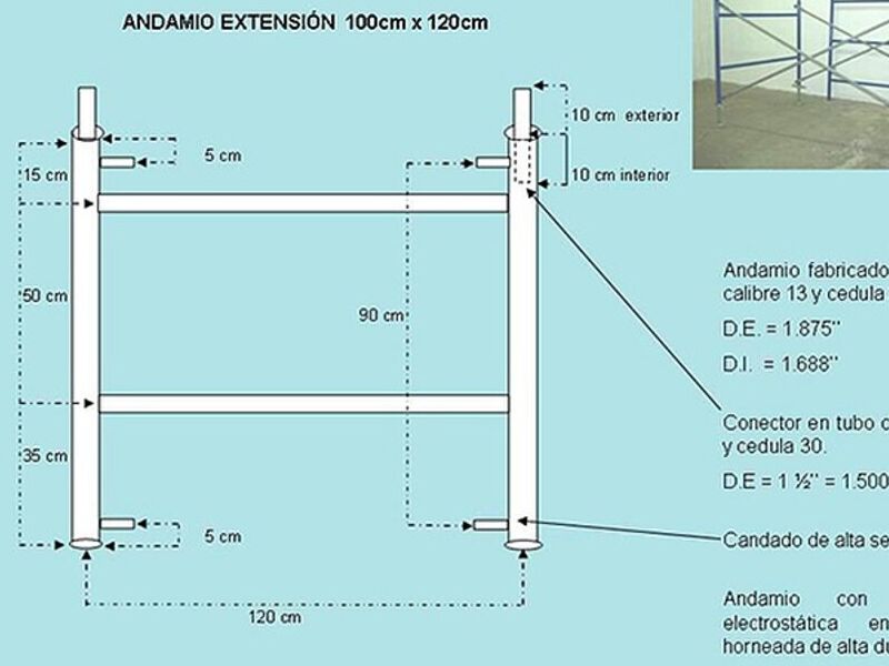 Andamio Extensión Seguro México