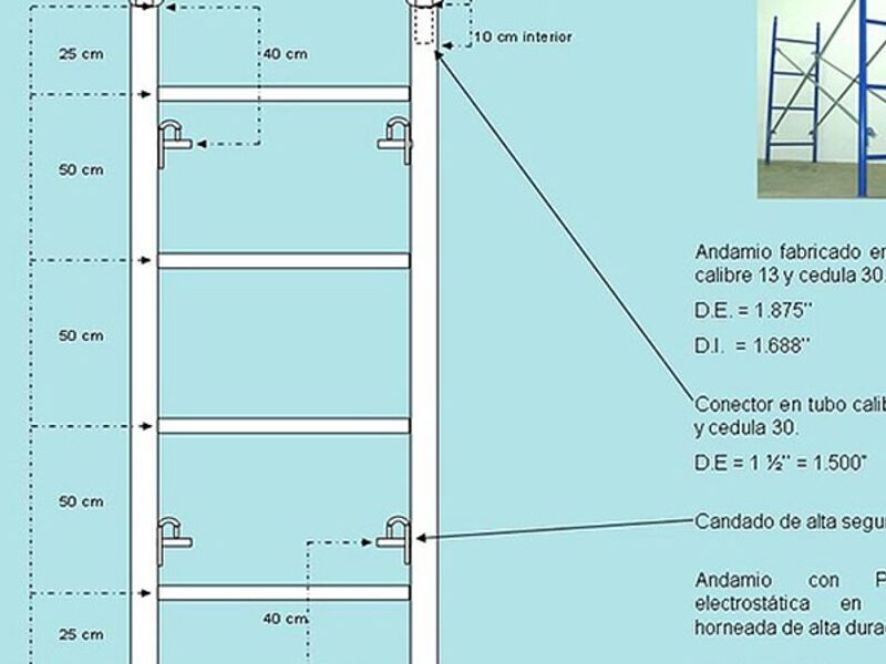 Andamio Pasillo Resistente México
