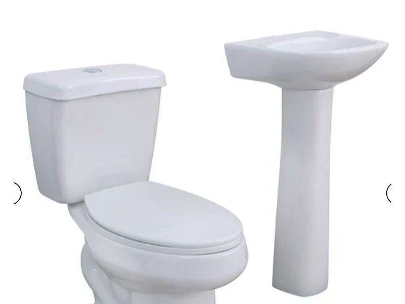 SANITARIO Y LAVABO BLANCO CIUDAD DE MEXICO 