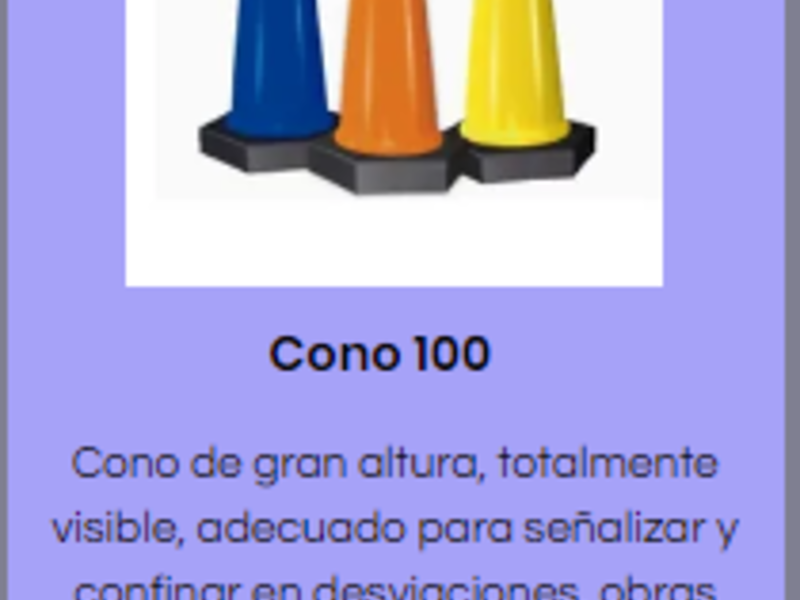 Cono Vial 100 Mexico 