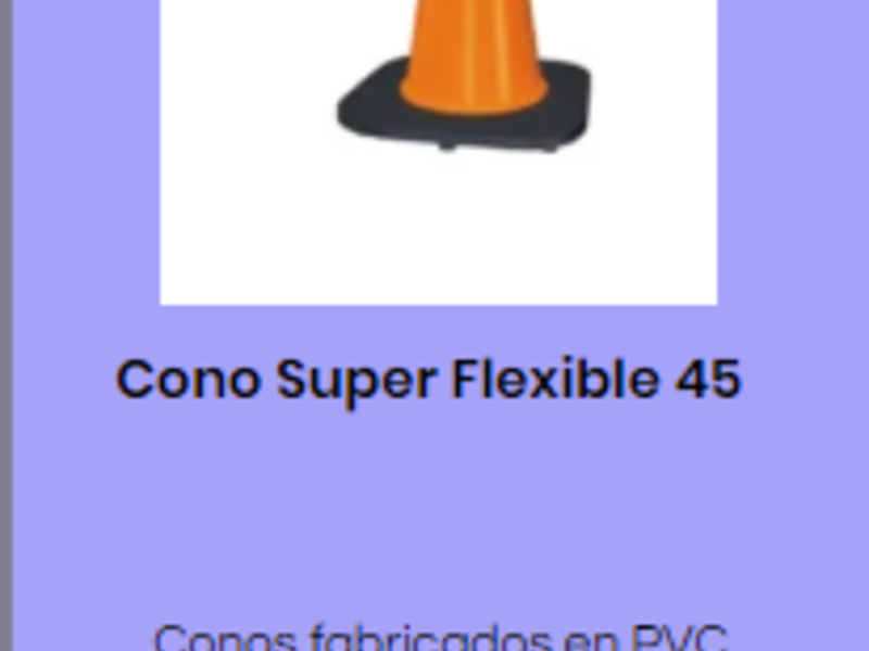  Cono Super Flexible 45 CDMX