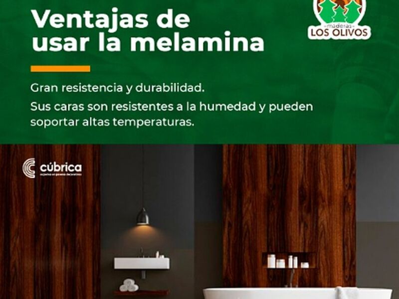 Melamina madera pared