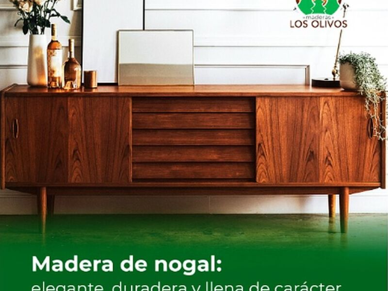 Escritorio madera nogal hogar